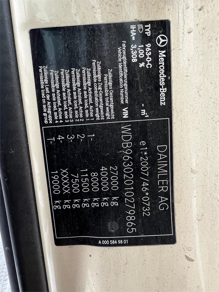 Mercedes-Benz Antos 2530 - NTM - Camión de basura: foto 2 Mercedes-Benz Antos 2530 - NTM - Camión de basura: foto 2