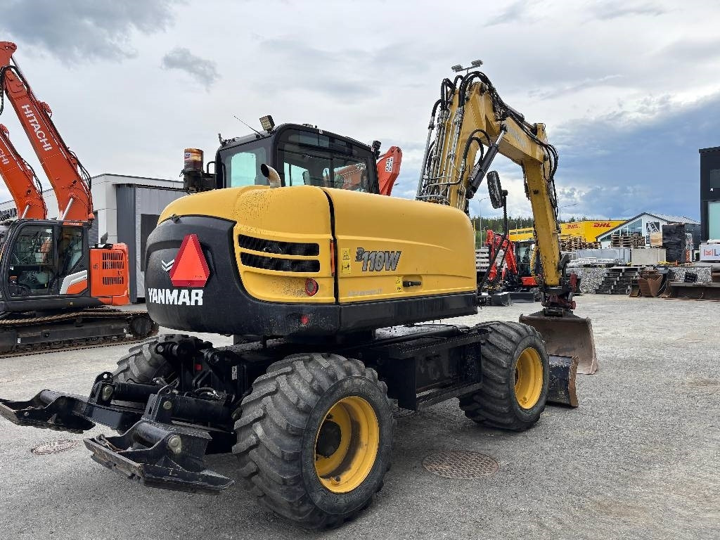 Yanmar B110W PYÖRITTÄJÄLLÄ - Excavadora de ruedas: foto 4 Yanmar B110W PYÖRITTÄJÄLLÄ - Excavadora de ruedas: foto 4