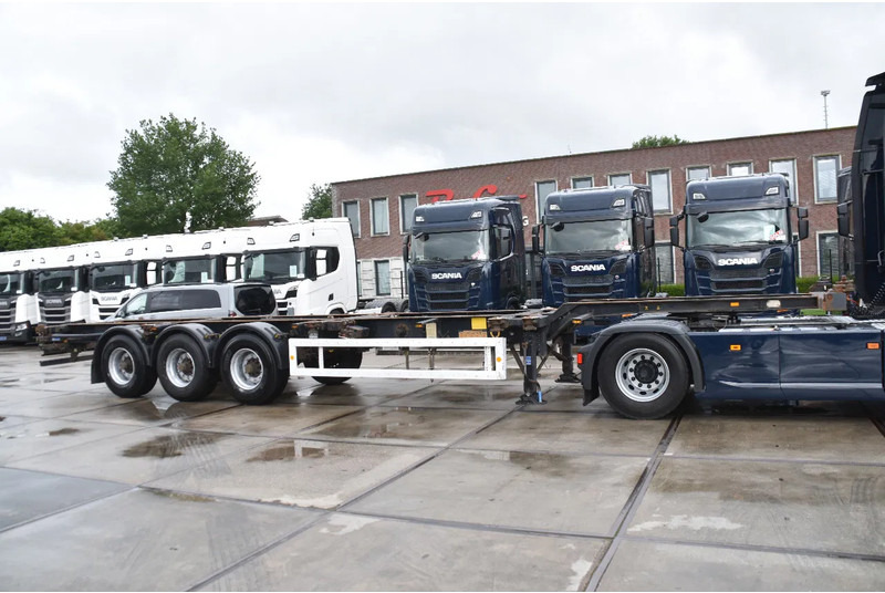 Krone SDC 27 - BPW AXLES - DRUM BRAKES - - Semirremolque portacontenedore/ Intercambiable: foto 1 Krone SDC 27 - BPW AXLES - DRUM BRAKES - - Semirremolque portacontenedore/ Intercambiable: foto 1