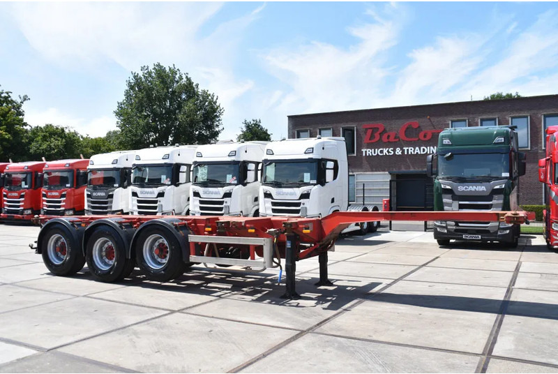 Nooteboom containerchassis - LIFT AXLE - DISC BRAKES - BPW AXLES - 2 x EXTENDABLE - - Semirremolque portacontenedore/ Intercambiable: foto 1 Nooteboom containerchassis - LIFT AXLE - DISC BRAKES - BPW AXLES - 2 x EXTENDABLE - - Semirremolque portacontenedore/ Intercambiable: foto 1