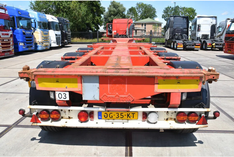 Nooteboom containerchassis - LIFT AXLE - DISC BRAKES - BPW AXLES - 2 x EXTENDABLE - - Semirremolque portacontenedore/ Intercambiable: foto 3 Nooteboom containerchassis - LIFT AXLE - DISC BRAKES - BPW AXLES - 2 x EXTENDABLE - - Semirremolque portacontenedore/ Intercambiable: foto 3