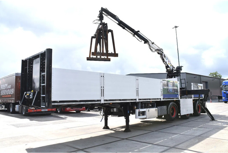 Pacton TPD.348 + KENNIS R 16 (3x) - LIFT AS - 2 x STUURAS - HYDRAULISCHE STEUNPOTEN - SAF ASSEN - SCHIJFREMMEN - NETTE STAAT - - Semirremolque plataforma/ Caja abierta: foto 4 Pacton TPD.348 + KENNIS R 16 (3x) - LIFT AS - 2 x STUURAS - HYDRAULISCHE STEUNPOTEN - SAF ASSEN - SCHIJFREMMEN - NETTE STAAT - - Semirremolque plataforma/ Caja abierta: foto 4