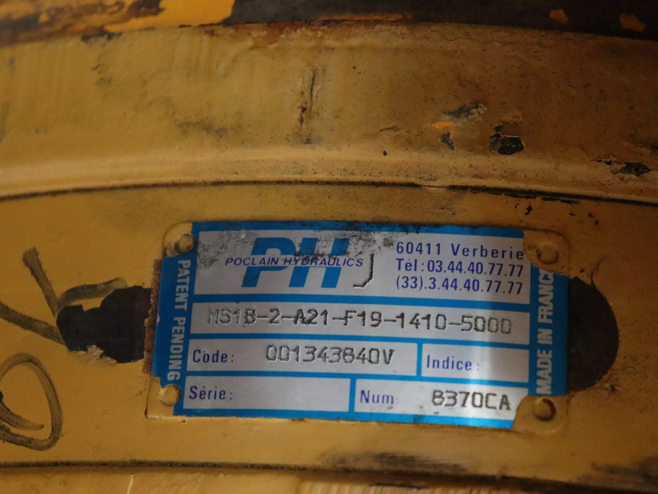 POCLAIN MS18-2-A21-F19-1410-5000 - Motor hidráulico: foto 4 POCLAIN MS18-2-A21-F19-1410-5000 - Motor hidráulico: foto 4