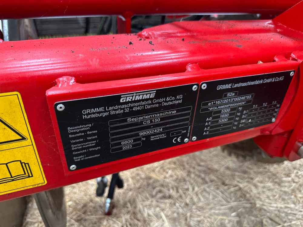 Grimme CS-150 CombiStar XL - Arrancadora de patatas: foto 2 Grimme CS-150 CombiStar XL - Arrancadora de patatas: foto 2