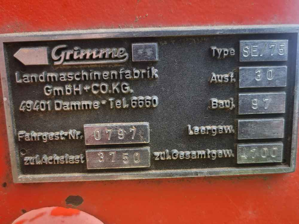 Grimme SE-75-30-UB - Cosechadora: foto 4 Grimme SE-75-30-UB - Cosechadora: foto 4