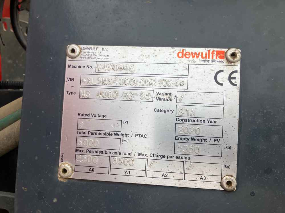 Dewulf Dewulf, MS4000, 4 Row, Trailed, Belt, Potato Planter - Cosechadora: foto 2 Dewulf Dewulf, MS4000, 4 Row, Trailed, Belt, Potato Planter - Cosechadora: foto 2