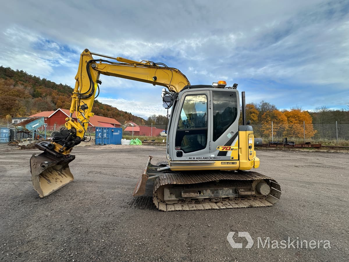 Grävmaskin New Holland Kobelco E70BSR-2 - Excavadora de cadenas: foto 5 Grävmaskin New Holland Kobelco E70BSR-2 - Excavadora de cadenas: foto 5