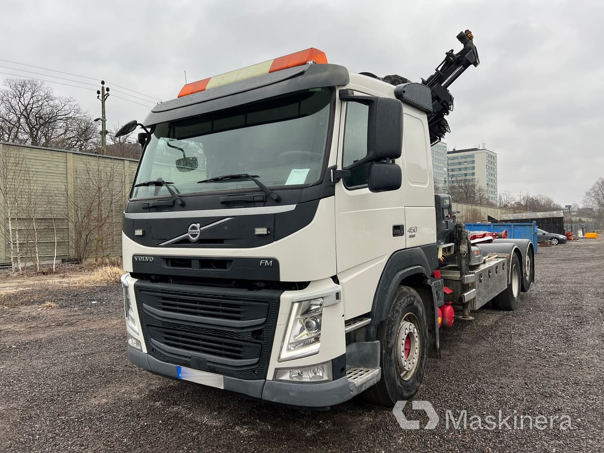 Kranväxlare Volvo FM 450 6x2 - Camión multibasculante: foto 1 Kranväxlare Volvo FM 450 6x2 - Camión multibasculante: foto 1