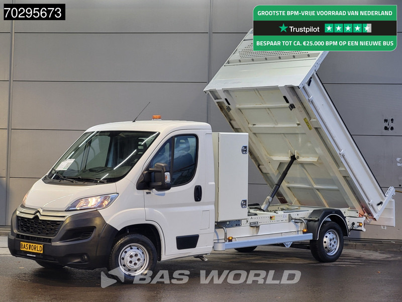 Citroën Jumper 110pk Kipper met Kist Trekhaak Euro6 Tipper Benne Kieper Trekhaak - Volquete furgoneta: foto 1 Citroën Jumper 110pk Kipper met Kist Trekhaak Euro6 Tipper Benne Kieper Trekhaak - Volquete furgoneta: foto 1
