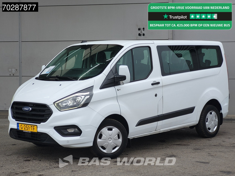 Ford Transit Custom 105pk Personenvervoer Incl.BPM/Ex. BTW 9-Persoons Airco Cruise LED Parkeersensoren Taxi Passenger Transport Kombi Tourer Euro6 L - Minibús, Furgoneta de pasajeros: foto 1 Ford Transit Custom 105pk Personenvervoer Incl.BPM/Ex. BTW 9-Persoons Airco Cruise LED Parkeersensoren Taxi Passenger Transport Kombi Tourer Euro6 L - Minibús, Furgoneta de pasajeros: foto 1