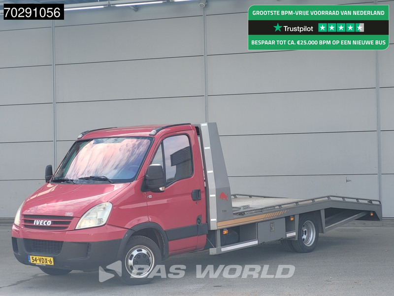 Furgoneta Iveco Daily 35C15 3.0L Tijhof Autotransporter 3500kg trekhaak Lier APK 07/2026 Cartransporter Oprijwagen Trekhaak: foto 1