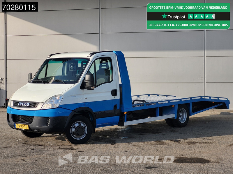 Iveco Daily 40C17 3.0L Autotransporter Luchtvering 3,5t Trekhaak Airco Oprijwagen Cartransporter Airco Trekhaak - Furgoneta: foto 1 Iveco Daily 40C17 3.0L Autotransporter Luchtvering 3,5t Trekhaak Airco Oprijwagen Cartransporter Airco Trekhaak - Furgoneta: foto 1