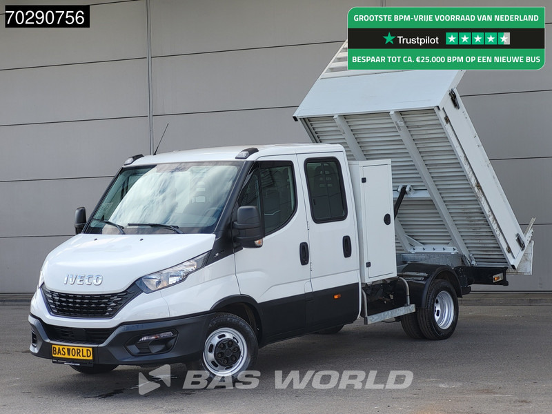 Iveco Daily 35C14 Kipper met Kist Dubbel Cabine Dubbellucht 3,5t Trekhaak Airco Cruise Euro6 Kieper Tipper Benne 2m3 Airco Trekhaak Cruise c - Volquete furgoneta: foto 1 Iveco Daily 35C14 Kipper met Kist Dubbel Cabine Dubbellucht 3,5t Trekhaak Airco Cruise Euro6 Kieper Tipper Benne 2m3 Airco Trekhaak Cruise c - Volquete furgoneta: foto 1