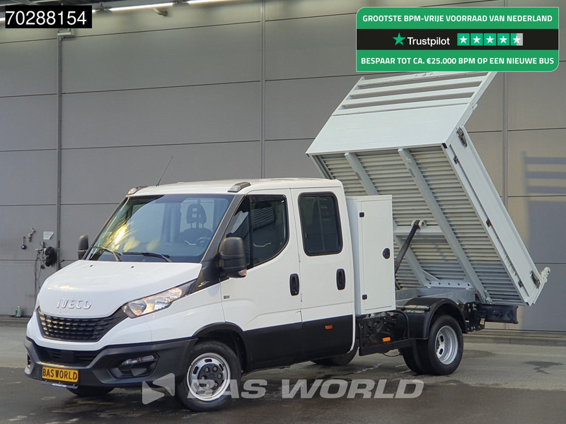 Iveco Daily 35C14 Kipper met Kist Dubbel Cabine Dubbellucht 3,5t Trekhaak Airco Cruise Euro6 Tipper Kieper Benne 2m3 Airco Trekhaak Cruise c - Volquete furgoneta: foto 1 Iveco Daily 35C14 Kipper met Kist Dubbel Cabine Dubbellucht 3,5t Trekhaak Airco Cruise Euro6 Tipper Kieper Benne 2m3 Airco Trekhaak Cruise c - Volquete furgoneta: foto 1