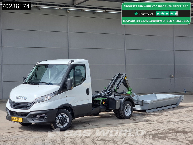 Iveco Daily 35C16 3.0L 160PK Haakarm Airco Cruise Euro6 Kipper Hooklift Abrollkipper 2m3 Airco Cruise control - Volquete furgoneta: foto 1 Iveco Daily 35C16 3.0L 160PK Haakarm Airco Cruise Euro6 Kipper Hooklift Abrollkipper 2m3 Airco Cruise control - Volquete furgoneta: foto 1