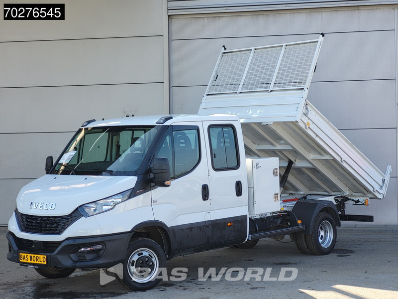 Iveco Daily 35C16 3.0L Dubbel Cabine Kipper met Kist 3,5t trekhaak Tipper Benne Kieper Airco Dubbel cabine Trekhaak Cruise control - Volquete furgoneta: foto 1 Iveco Daily 35C16 3.0L Dubbel Cabine Kipper met Kist 3,5t trekhaak Tipper Benne Kieper Airco Dubbel cabine Trekhaak Cruise control - Volquete furgoneta: foto 1