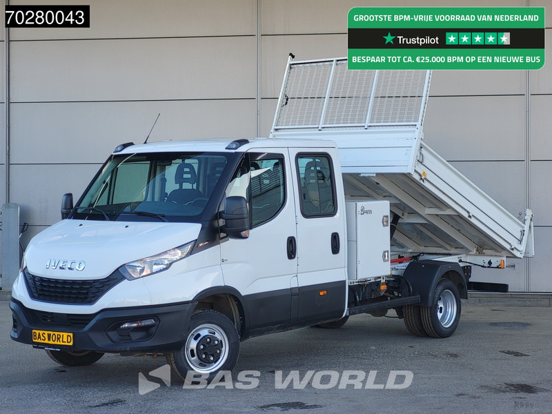 Iveco Daily 35C16 3.0L Kipper Dubbel Cabine met Kist 3,5t trekhaak Dubbellucht Airco Cruise Tipper Benne Kieper Airco Dubbel cabine Trekhaak - Volquete furgoneta: foto 1 Iveco Daily 35C16 3.0L Kipper Dubbel Cabine met Kist 3,5t trekhaak Dubbellucht Airco Cruise Tipper Benne Kieper Airco Dubbel cabine Trekhaak - Volquete furgoneta: foto 1