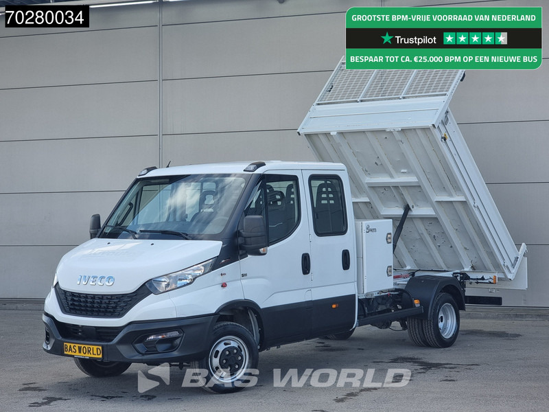 Iveco Daily 35C16 3.0L Kipper Dubbel Cabine met Kist Dubbellucht 3,5t Trekhaak Airco Cruise Euro6 Tipper Benne Kieper Airco Dubbel cabine Tr - Volquete furgoneta: foto 1 Iveco Daily 35C16 3.0L Kipper Dubbel Cabine met Kist Dubbellucht 3,5t Trekhaak Airco Cruise Euro6 Tipper Benne Kieper Airco Dubbel cabine Tr - Volquete furgoneta: foto 1