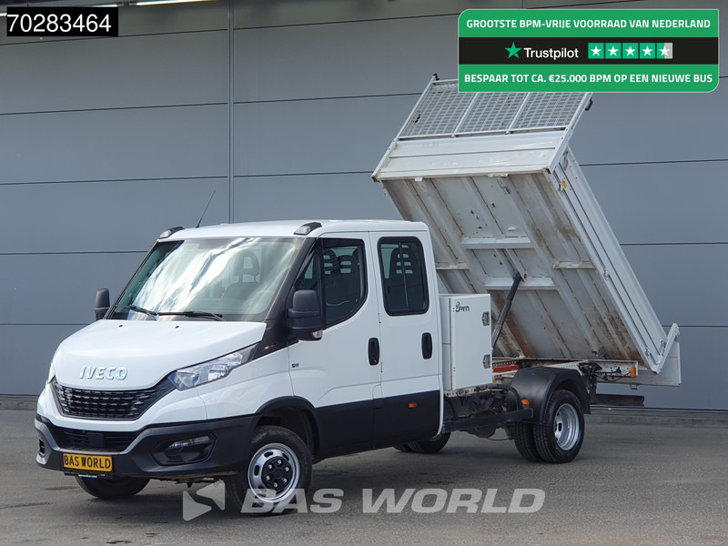 Iveco Daily 35C16 3.0L Kipper met Kist Dubbel Cabine Dubbellucht 3,5t Trekhaak Airco Cruise Euro6 Tipper Benne Kieper 2m3 Airco Trekhaak Cru - Volquete furgoneta: foto 1 Iveco Daily 35C16 3.0L Kipper met Kist Dubbel Cabine Dubbellucht 3,5t Trekhaak Airco Cruise Euro6 Tipper Benne Kieper 2m3 Airco Trekhaak Cru - Volquete furgoneta: foto 1