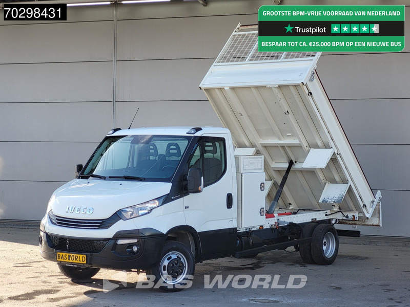 Iveco Daily 35C16 Automaat Kipper met Kist Dubbellucht 3,5t Trekhaak Airco Cruise Euro6 Tipper Benne Kieper Airco Trekhaak Cruise control - Volquete furgoneta: foto 1 Iveco Daily 35C16 Automaat Kipper met Kist Dubbellucht 3,5t Trekhaak Airco Cruise Euro6 Tipper Benne Kieper Airco Trekhaak Cruise control - Volquete furgoneta: foto 1