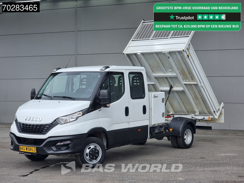 Iveco Daily 35C16 Kipper met Kist Dubbel Cabine Dubbellucht 3,5t Trekhaak Navi Airco Cruise Camera Euro6 Kieper Tipper Benne 2m3 Airco Trekh - Volquete furgoneta: foto 1 Iveco Daily 35C16 Kipper met Kist Dubbel Cabine Dubbellucht 3,5t Trekhaak Navi Airco Cruise Camera Euro6 Kieper Tipper Benne 2m3 Airco Trekh - Volquete furgoneta: foto 1