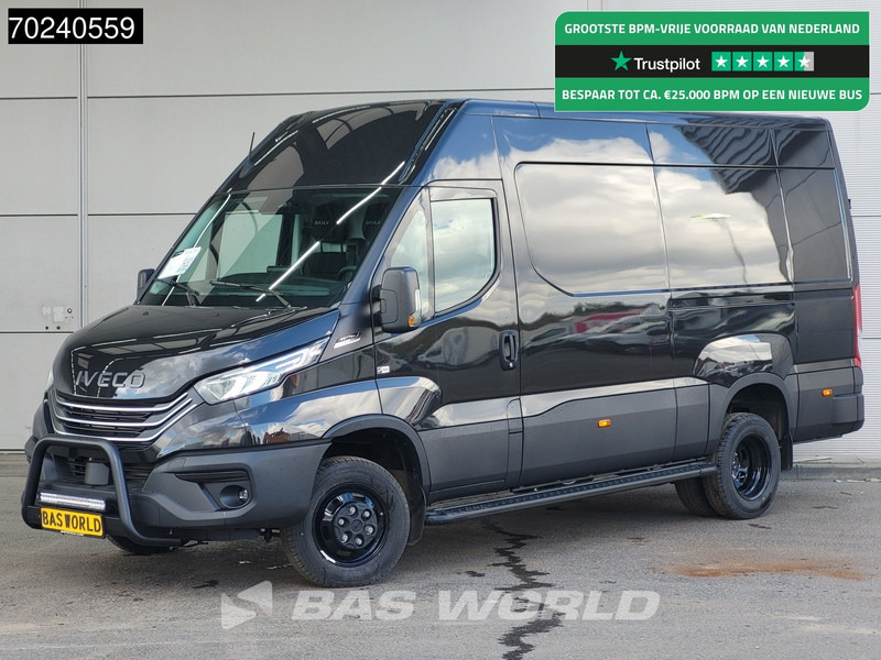 Iveco Daily 35C18 3.0L Black Edition Automaat 2025-Model 180PK L2H2 Dubbellucht 3,5t Trekgewicht ACC Navi LED Airco Camera Euro6 L3 12m3 Air - Furgón: foto 1 Iveco Daily 35C18 3.0L Black Edition Automaat 2025-Model 180PK L2H2 Dubbellucht 3,5t Trekgewicht ACC Navi LED Airco Camera Euro6 L3 12m3 Air - Furgón: foto 1