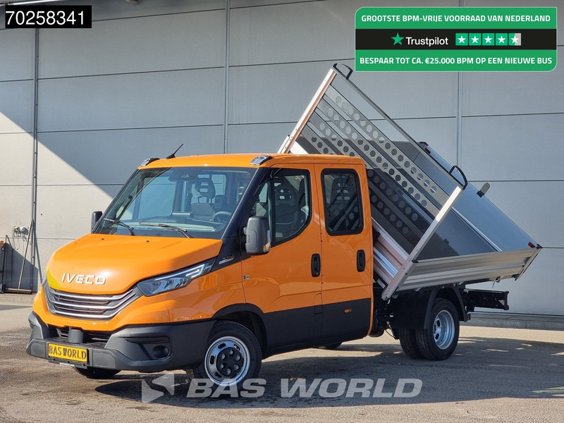 Iveco Daily 35C21 3-Zijdige Kipper Dubbel Cabine 210PK 3.0L Dubbellucht 3,5t Trekhaak ACC Airco LED Camera CarPlay Euro6 Tipper Benne Kieper - Volquete furgoneta: foto 1 Iveco Daily 35C21 3-Zijdige Kipper Dubbel Cabine 210PK 3.0L Dubbellucht 3,5t Trekhaak ACC Airco LED Camera CarPlay Euro6 Tipper Benne Kieper - Volquete furgoneta: foto 1