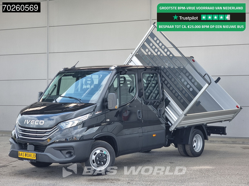 Iveco Daily 35C21 3 zijdige Kipper Dubbel Cabine 210PK 3.0L Dubbellucht Airco Cruise LED Camera Tipper Benne Kieper 2m3 Airco - Volquete furgoneta: foto 1 Iveco Daily 35C21 3 zijdige Kipper Dubbel Cabine 210PK 3.0L Dubbellucht Airco Cruise LED Camera Tipper Benne Kieper 2m3 Airco - Volquete furgoneta: foto 1