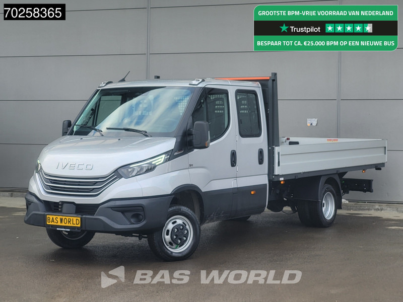 Iveco Daily 35C21 Automaat 2025model Open laadbak Dubbel Cabine CarPlay ACC LED 3,5T Trekvermogen Pritsche Pickup Airco Dubbel cabine - Caja abierta furgoneta: foto 1 Iveco Daily 35C21 Automaat 2025model Open laadbak Dubbel Cabine CarPlay ACC LED 3,5T Trekvermogen Pritsche Pickup Airco Dubbel cabine - Caja abierta furgoneta: foto 1