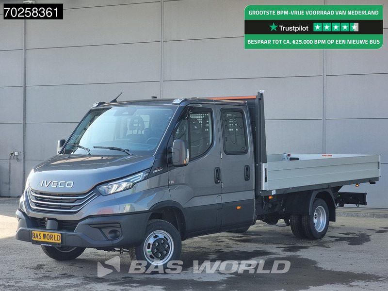 Iveco Daily 35C21 Automaat 2025model Open laadbak Dubbel Cabine CarPlay ACC LED 3,5T Trekvermogen Pritsche Pickup Airco Dubbel cabine - Caja abierta furgoneta: foto 1 Iveco Daily 35C21 Automaat 2025model Open laadbak Dubbel Cabine CarPlay ACC LED 3,5T Trekvermogen Pritsche Pickup Airco Dubbel cabine - Caja abierta furgoneta: foto 1