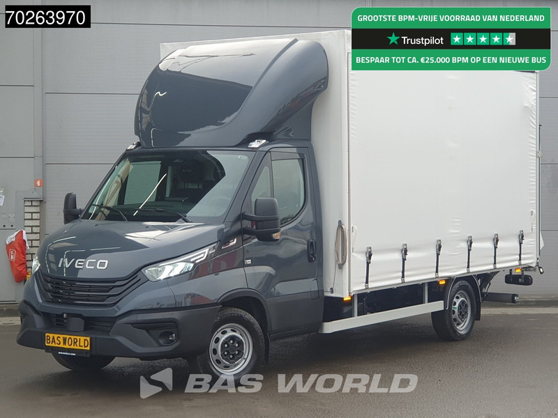 Iveco Daily 35S18 3.0L Automaat Schuifzeilen Laadklep 2025-Model ACC LED Navi 3,5t Trekvermogen Euro6 Schuifzeil Zeilen Meubelbak Bakwagen K - Furgoneta con caja de lona: foto 1 Iveco Daily 35S18 3.0L Automaat Schuifzeilen Laadklep 2025-Model ACC LED Navi 3,5t Trekvermogen Euro6 Schuifzeil Zeilen Meubelbak Bakwagen K - Furgoneta con caja de lona: foto 1