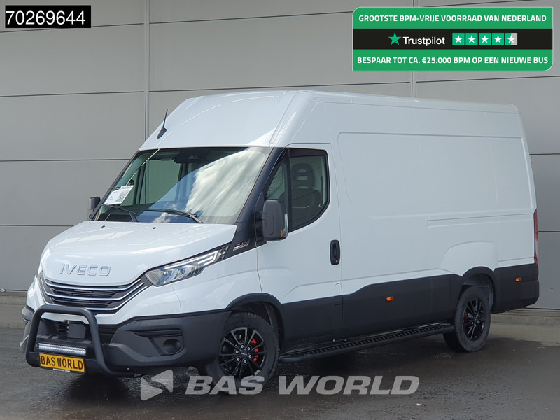 Iveco Daily 35S21 3.0L Automaat Black Edition 2025 model L2H2 Trekhaak Tacho ACC LED CarPlay Velgen Camera 12m3 Airco Trekhaak - Furgón: foto 1 Iveco Daily 35S21 3.0L Automaat Black Edition 2025 model L2H2 Trekhaak Tacho ACC LED CarPlay Velgen Camera 12m3 Airco Trekhaak - Furgón: foto 1
