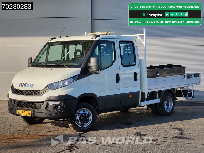 Iveco Daily 50C17 3,0L Automaat 170PK HIAB 017T-2 DC Open laadbak Dubbellucht Airco Euro6 Pickup Crane Kraanwagen Kranwagen Pritsche Airco D - Caja abierta furgoneta: foto 1 Iveco Daily 50C17 3,0L Automaat 170PK HIAB 017T-2 DC Open laadbak Dubbellucht Airco Euro6 Pickup Crane Kraanwagen Kranwagen Pritsche Airco D - Caja abierta furgoneta: foto 1