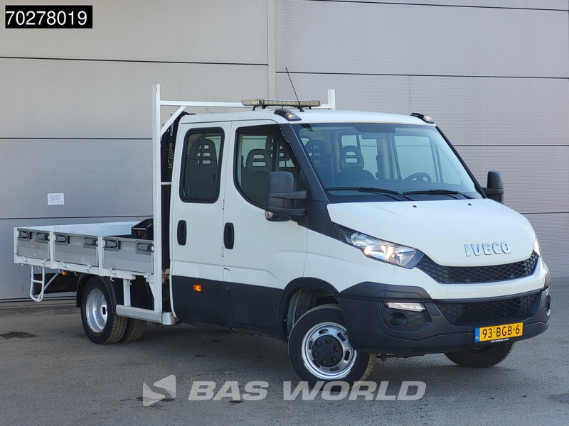 Iveco Daily 50C17 3.0L Automaat DC Open laadbak Kraan Hiab 017T-2 Airco APK 10-2025 Pickup Crane Kraanwagen Pritsche Airco Dubbel cabine - Caja abierta furgoneta: foto 3 Iveco Daily 50C17 3.0L Automaat DC Open laadbak Kraan Hiab 017T-2 Airco APK 10-2025 Pickup Crane Kraanwagen Pritsche Airco Dubbel cabine - Caja abierta furgoneta: foto 3