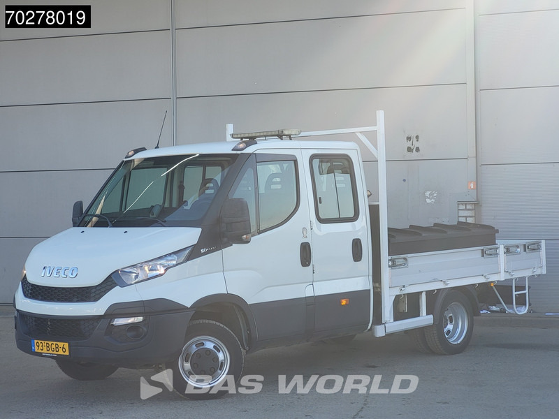 Iveco Daily 50C17 3.0L Automaat DC Open laadbak Kraan Hiab 017T-2 Airco APK 10-2025 Pickup Crane Kraanwagen Pritsche Airco Dubbel cabine - Caja abierta furgoneta: foto 5 Iveco Daily 50C17 3.0L Automaat DC Open laadbak Kraan Hiab 017T-2 Airco APK 10-2025 Pickup Crane Kraanwagen Pritsche Airco Dubbel cabine - Caja abierta furgoneta: foto 5