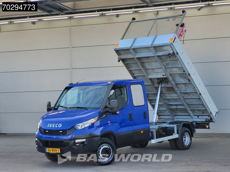 Iveco Daily 70C17 Drie-Zijdige 3.0L Kipper 7-tons Kraan Dubbellucht 170PK 3,5t Trekhaak Airco Tipper Benne Kieper Kraanwagen Crane Kranwagen - Volquete furgoneta: foto 3 Iveco Daily 70C17 Drie-Zijdige 3.0L Kipper 7-tons Kraan Dubbellucht 170PK 3,5t Trekhaak Airco Tipper Benne Kieper Kraanwagen Crane Kranwagen - Volquete furgoneta: foto 3