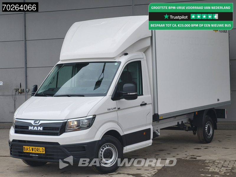 MAN TGE 3.140 Bakwagen met achterdeuren Nieuw!! Airco Meubelbak Koffer 17m3 Airco - Furgoneta caja cerrada: foto 1 MAN TGE 3.140 Bakwagen met achterdeuren Nieuw!! Airco Meubelbak Koffer 17m3 Airco - Furgoneta caja cerrada: foto 1
