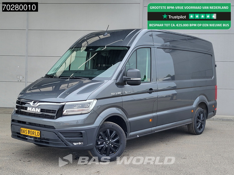 MAN TGE 3.180 4x4 Automaat L3H3 LED ACC Navi Airco Cruise Camera Parkeersensoren L2H2 Allrad 4WD 12m3 Airco - Furgón: foto 1 MAN TGE 3.180 4x4 Automaat L3H3 LED ACC Navi Airco Cruise Camera Parkeersensoren L2H2 Allrad 4WD 12m3 Airco - Furgón: foto 1