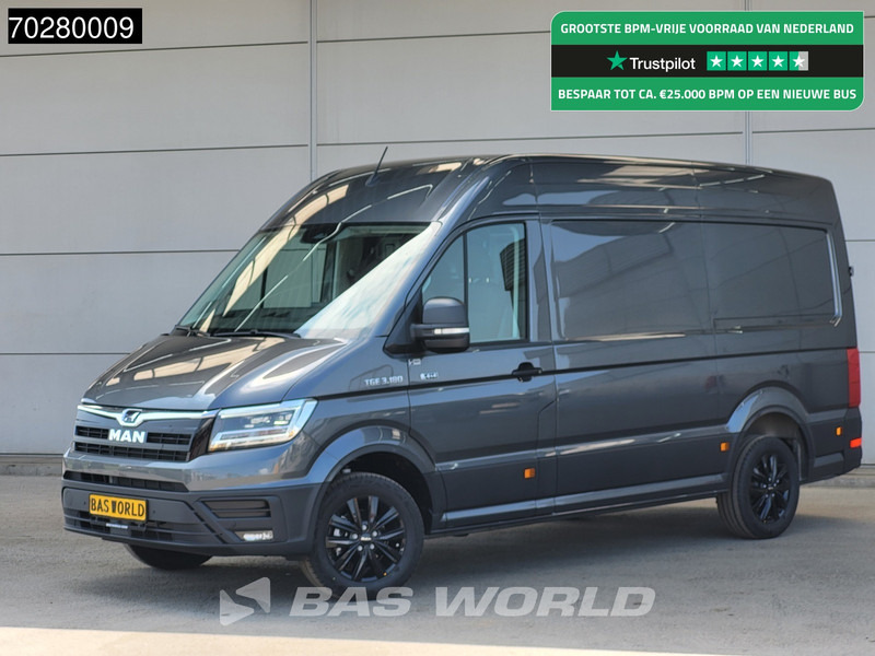 MAN TGE 3.180 4x4 Automaat L3H3 LED ACC Navi Airco Cruise Camera Parkeersensoren L2H2 Allrad 4WD 12m3 Airco - Furgón: foto 1 MAN TGE 3.180 4x4 Automaat L3H3 LED ACC Navi Airco Cruise Camera Parkeersensoren L2H2 Allrad 4WD 12m3 Airco - Furgón: foto 1