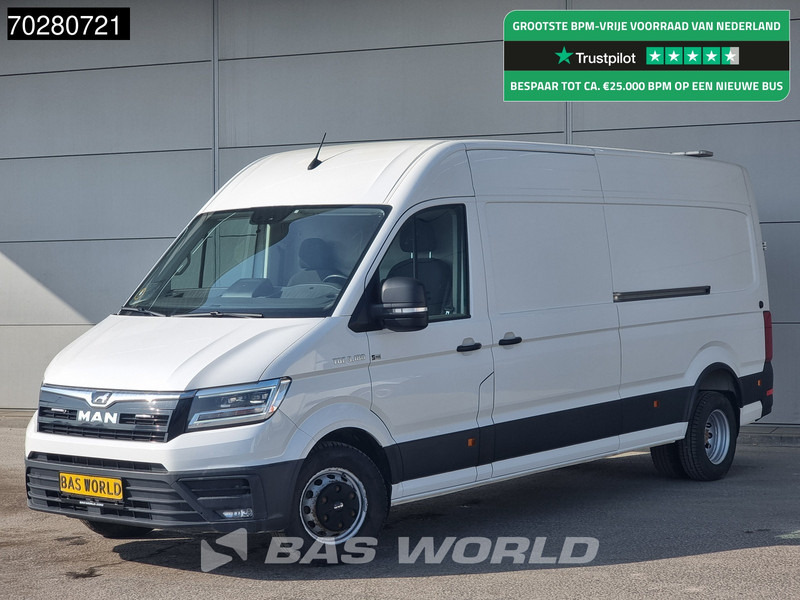 MAN TGE 5.180 Automaat Dubbellucht 2x Schuifdeur L4H3 LED 3,5t Trekhaak Navi Airco Cruise Camera Euro6 L3H2 15m3 Airco Trekhaak Cruise control - Furgón: foto 1 MAN TGE 5.180 Automaat Dubbellucht 2x Schuifdeur L4H3 LED 3,5t Trekhaak Navi Airco Cruise Camera Euro6 L3H2 15m3 Airco Trekhaak Cruise control - Furgón: foto 1