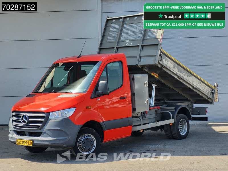Mercedes-Benz Sprinter 514 CDI Kipper met Kist Dubbellucht 3,5t Trekhaak Airco Cruise Euro6 Tipper Benne Kieper 2m3 Airco Trekhaak Cruise control - Volquete furgoneta: foto 1 Mercedes-Benz Sprinter 514 CDI Kipper met Kist Dubbellucht 3,5t Trekhaak Airco Cruise Euro6 Tipper Benne Kieper 2m3 Airco Trekhaak Cruise control - Volquete furgoneta: foto 1