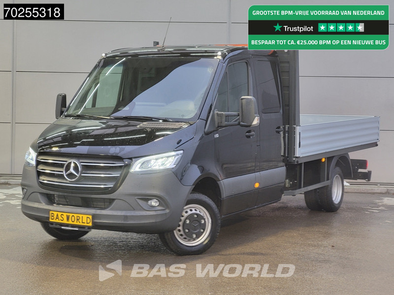 Mercedes-Benz Sprinter 519 CDI Automaat Open Laadbak Dubbel Cabine 3.5t trekhaak LED Navi Camera ACC Pickup Pritsche Airco Dubbel cabine Trekhaak Cruis - Caja abierta furgoneta: foto 1 Mercedes-Benz Sprinter 519 CDI Automaat Open Laadbak Dubbel Cabine 3.5t trekhaak LED Navi Camera ACC Pickup Pritsche Airco Dubbel cabine Trekhaak Cruis - Caja abierta furgoneta: foto 1