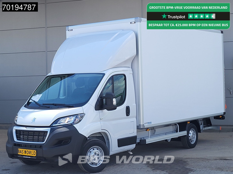Peugeot Boxer 165PK Bakwagen Laadklep Zijdeur Lat om lat Airco Bluetooth Radio Meubelbak Koffer Gesloten laadbak 21m3 Airco Cruise control - Furgoneta caja cerrada: foto 1 Peugeot Boxer 165PK Bakwagen Laadklep Zijdeur Lat om lat Airco Bluetooth Radio Meubelbak Koffer Gesloten laadbak 21m3 Airco Cruise control - Furgoneta caja cerrada: foto 1