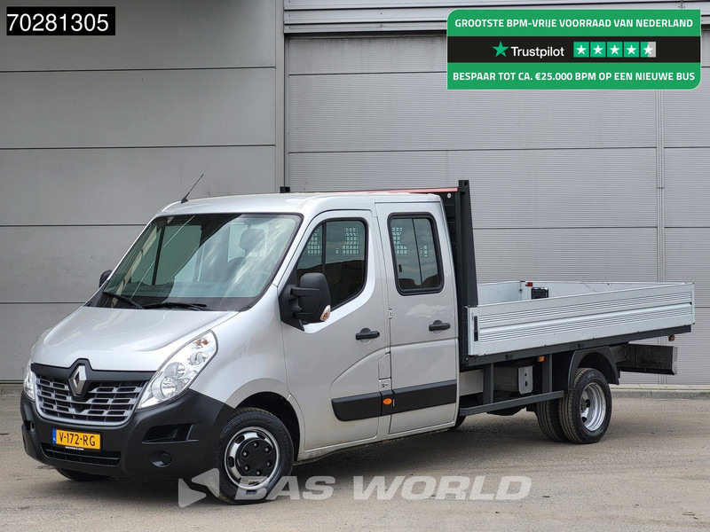 Renault Master 145PK Dubbellucht Open Laadbak Dubbel Cabine 3,5t Trekhaak Navi Airco Cruise Camera Pickup Pritsche Open Box Airco Trekhaak Cruise con - Caja abierta furgoneta: foto 1 Renault Master 145PK Dubbellucht Open Laadbak Dubbel Cabine 3,5t Trekhaak Navi Airco Cruise Camera Pickup Pritsche Open Box Airco Trekhaak Cruise con - Caja abierta furgoneta: foto 1