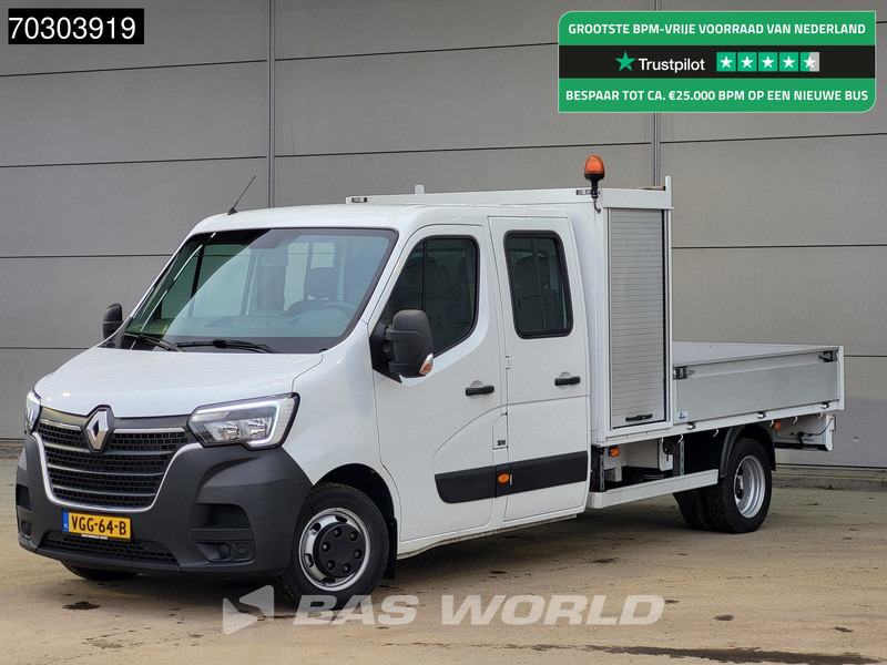 Renault Master 145PK Open Laadbak Dubbel Cabine 3,5t Trekhaak Dubbellucht LED Airco Cruise Standkachel APK 07-2026 Euro6 Pritsche Pickup Open Box Air - Caja abierta furgoneta: foto 1 Renault Master 145PK Open Laadbak Dubbel Cabine 3,5t Trekhaak Dubbellucht LED Airco Cruise Standkachel APK 07-2026 Euro6 Pritsche Pickup Open Box Air - Caja abierta furgoneta: foto 1
