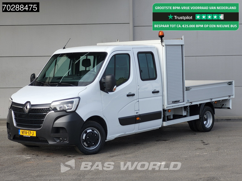 Renault Master 145PK Open Laadbak Dubbellucht 3,5t Trekhaak LED Airco Cruise Standkachel Euro6 Pritsche Pickup Open Box Airco Trekhaak Cruise control - Caja abierta furgoneta: foto 1 Renault Master 145PK Open Laadbak Dubbellucht 3,5t Trekhaak LED Airco Cruise Standkachel Euro6 Pritsche Pickup Open Box Airco Trekhaak Cruise control - Caja abierta furgoneta: foto 1