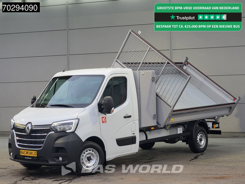 Renault Master 165PK 3 zijdige Kipper met Kist Trekhaak Airco Cruise Tipper Kieper Benne Airco Trekhaak Cruise control - Volquete furgoneta: foto 1 Renault Master 165PK 3 zijdige Kipper met Kist Trekhaak Airco Cruise Tipper Kieper Benne Airco Trekhaak Cruise control - Volquete furgoneta: foto 1