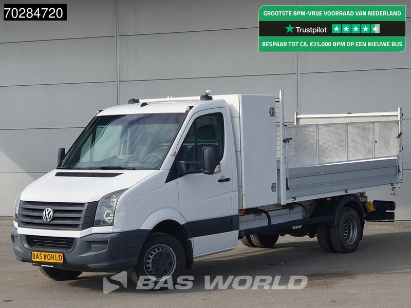 Volkswagen Crafter 136pk Open Laadbak met Kist Dubbellucht 3,5t Trekhaak Airco Euro6 Tipper Benne Kieper Airco Trekhaak - Caja abierta furgoneta: foto 1 Volkswagen Crafter 136pk Open Laadbak met Kist Dubbellucht 3,5t Trekhaak Airco Euro6 Tipper Benne Kieper Airco Trekhaak - Caja abierta furgoneta: foto 1