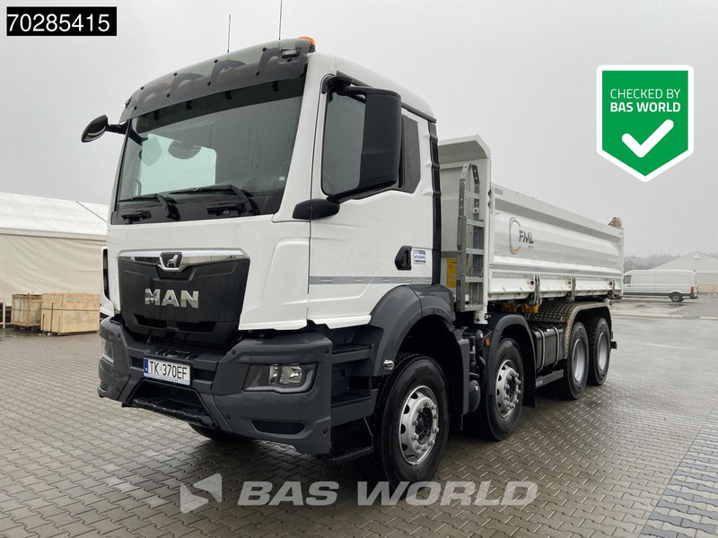 MAN TGS 35.440 TGS 8X4 14m3 3-Way tipper Hardox Big-Axle Steel-suspension Euro 6 - Camión volquete: foto 1 MAN TGS 35.440 TGS 8X4 14m3 3-Way tipper Hardox Big-Axle Steel-suspension Euro 6 - Camión volquete: foto 1