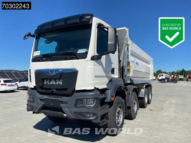 MAN TGS 41.400 8X4 NEW! 20m3 KH Kipper Manual Steel suspension Big-Axle EURO 2 - Camión volquete: foto 1 MAN TGS 41.400 8X4 NEW! 20m3 KH Kipper Manual Steel suspension Big-Axle EURO 2 - Camión volquete: foto 1